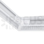 Opbouwframe wit voor 120x30cm Side-lit led panelen - Afbeelding 2