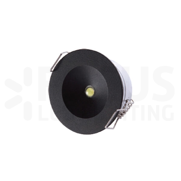 Afdekring zwart voor Eye led noodverlichting