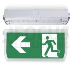 V-opalen kap met pictogrammen voor bulkhead led armaturen - Afbeelding 3