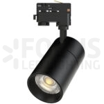 Black 3CCT TRIAC-dim led tracklight 3-phase 10/20/30W CRI>80 - Afbeelding 2