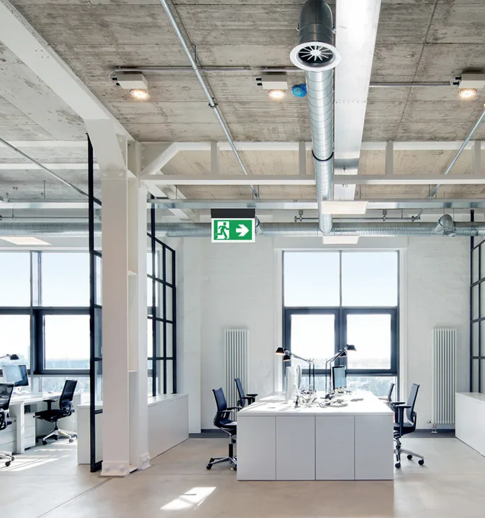 Led noodverlichting en portiekverlichting