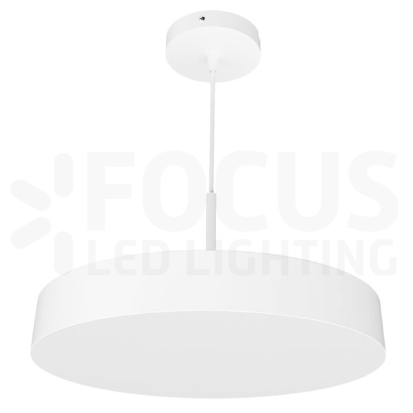 Pendeldraad wit met montagevoet voor Multi 3CCT led plafonnière Ø360mm