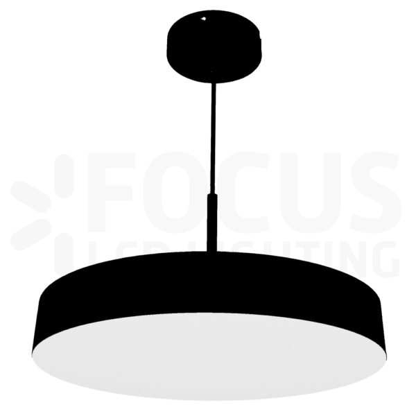 Pendeldraad zwart met montagevoet voor Multi 3CCT led plafonnière Ø360mm