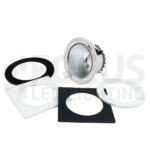 Vierkante rand zwart voor EVO led downlight Ø174mm - Afbeelding 3