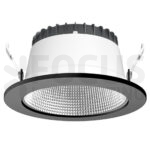 Ronde rand zwart voor EVO led downlight Ø232mm - Afbeelding 2