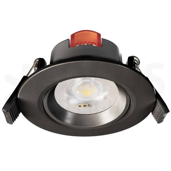 Led spot 3000K TRIAC-DIM 6.5W CRI>80 IP20 zwart