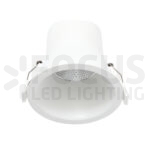 Beam UGR<16 3CCT 2700/3000/4000K TRIAC-DIM 6W CRI>90 IP44 Ø81mm wit