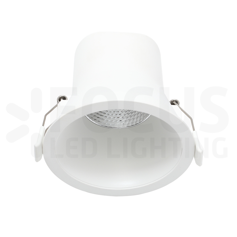FL51157 Beam UGR<16 3CCT 2700/3000/4000K TRIAC-DIM 6W CRI>90 IP44 Ø81mm wit - Afbeelding 1