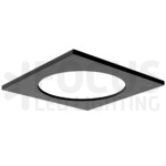 Vierkante rand zwart voor EVO led downlight Ø232mm