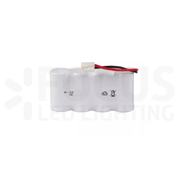 Accupack Ni-Cd 4,8V 1800mAh side-by-side