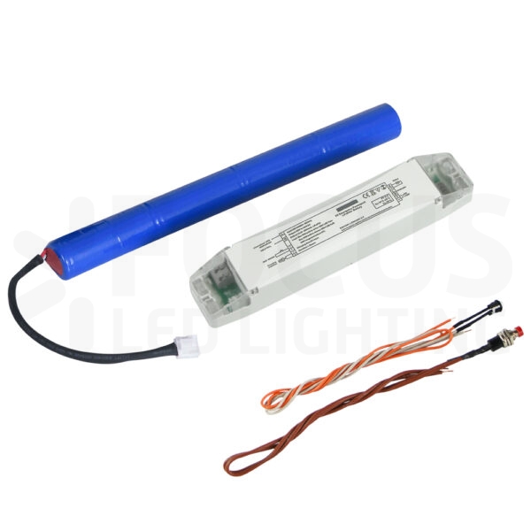 Focus inbouw noodunit voor led buizen max:35W